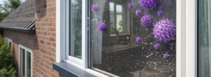Met horren tegen pollen geniet je van frisse lucht zonder niesbuien.