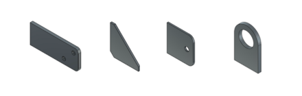 Universele aanlasplaten