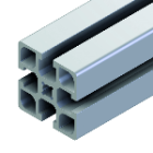 Geanodiseerde F-profiel | 45x45mm - Minitec