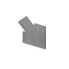 3-weg 45⁰ midden RVS - Brackets