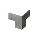 3-weg 90⁰ gebogen Staal - Brackets