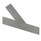 3-weg T-stuk 45⁰ lang Staal - Brackets