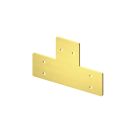 3-weg T-stuk 90⁰ Messing - Brackets