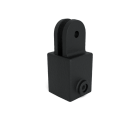 Type 44S-40 | Enkel scharnierstuk | Zwart
