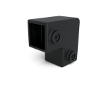 Type 6S-40 | Kniestuk 90° | Zwart
