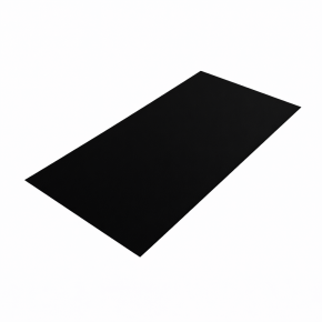 Aluminium plaat blank RAL9005 gepoedercoat (zwart)