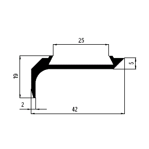 Trapkanten type 4 blank