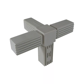 Buisverbinder T-stuk 4-weg grijs