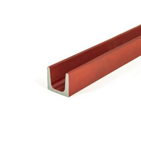 Klein U staal ongelijkzijdig warmgewalst gestraald/gemenied