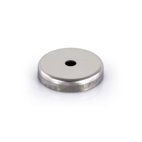 ferriet potmagneet met doorlopend verzonken gat rvs