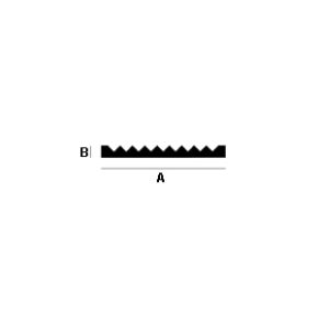 Trapkanten slijtstrip blank