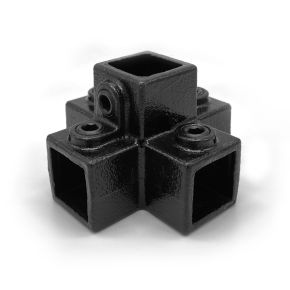 Type 26S-25 | 4-Weg kruisstuk | Zwart