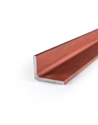 Hoekprofiel constructiestaal ongelijkzijdig warmgewalst gestraald/gemenied