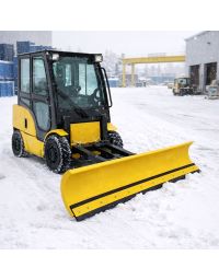 Verstelbare sneeuwschuiver voor heftruck