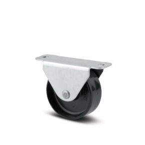 Bokwiel | Diam. 14 | Draagv. 25 kg | Breedte 14 | Hoogte 17 | Plaat 30x17