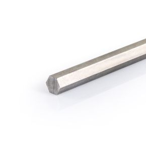 RVS zeskantstaf AiSi 304 gebeitst