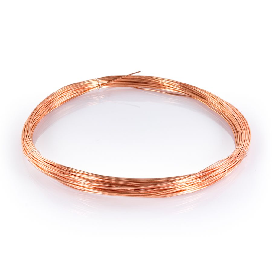 99,9% puur koperdraad voor het maken van sieraden, 26 gauge (0,4 mm