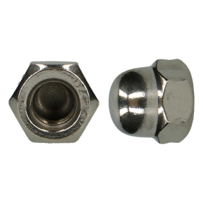 Dopmoer DIN 1587 M Roestvast staal blank