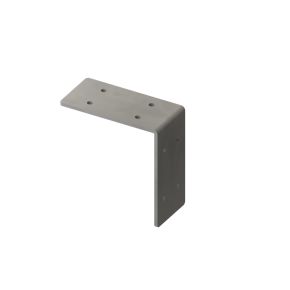 2-weg 90⁰ gebogen lang Staal - Brackets