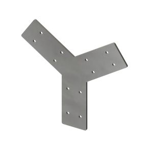 3-weg Y Lang RVS - Brackets