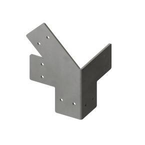 4-weg 45⁰ - 90⁰ gebogen links Staal - Brackets