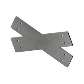 4-weg 45⁰ kruis RVS - Brackets