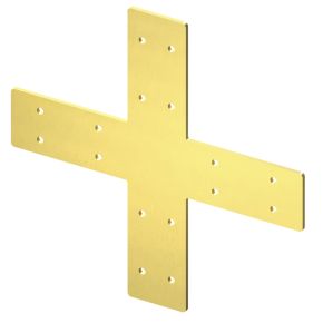4-weg 90⁰ kruis lang Messing - Rebel Brackets