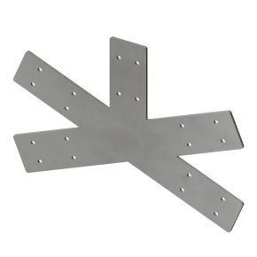 5-weg 45⁰ b lang RVS - Brackets