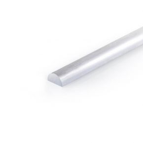 Aluminium halfrondstaf 6060 T66 | 50ST