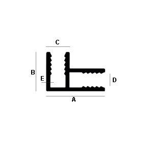 Plaathoekprofiel type 1