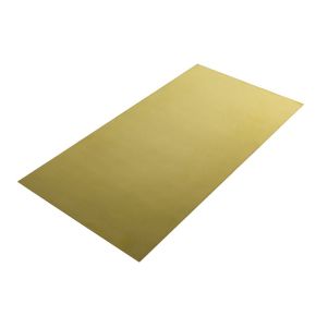 Messing plaat halfhard 4mm dik