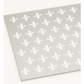 Aluminium geperforeerde plaat (Lelie)