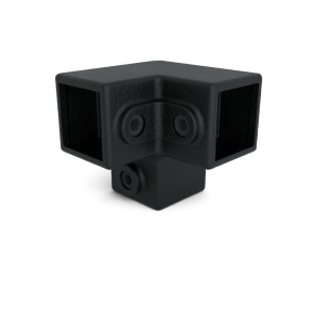 Type 18S-40 | Drieweg kniestuk 90° | Zwart