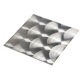 Aluminium designplaat zonnedesignplaat